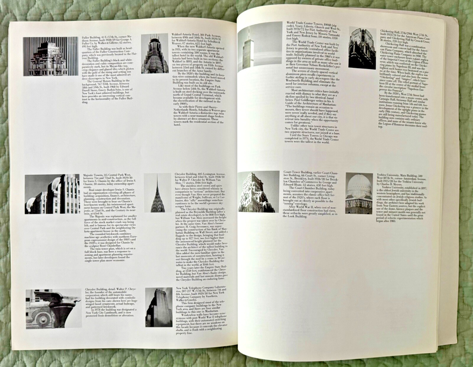New York in Photographs by Reinhart Wolf 2002, trade paperback, 76 pages, NYC