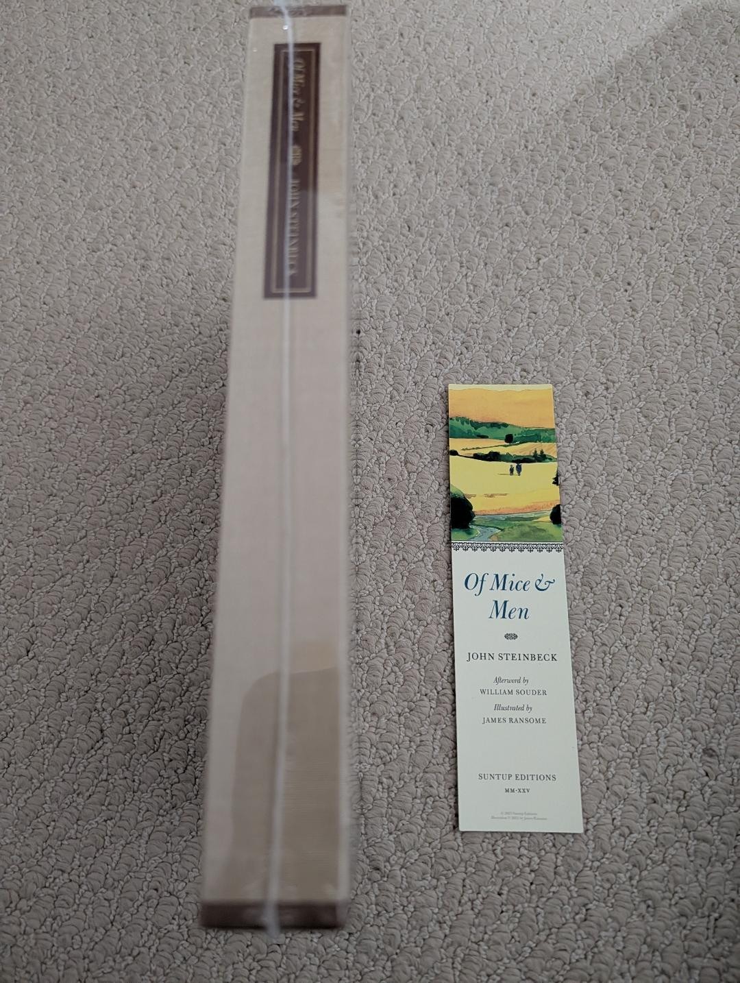 Suntup Of Mice and Men By John Steinbeck Artist Edition Brand New OP
