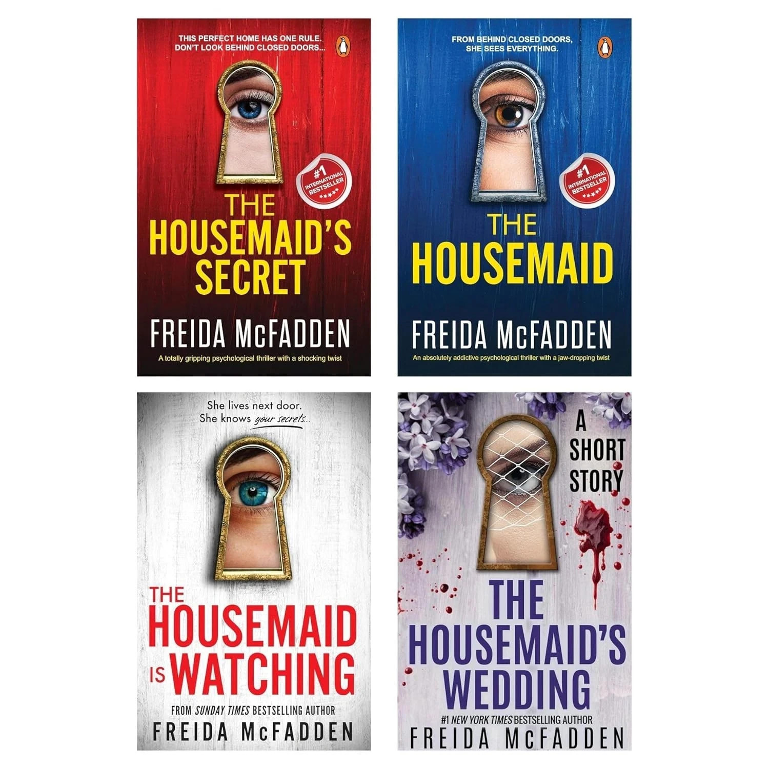 The Housemaid by Freida McFadden 4BookSet The Housemaid Watching,Housemaid’s..PB
