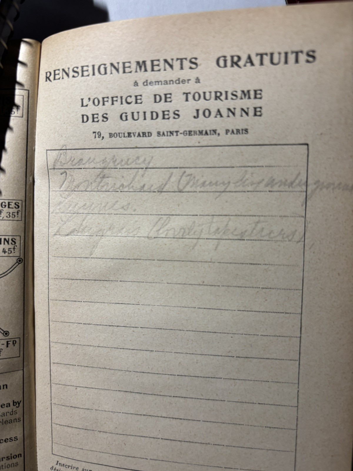 1912 FRENCH TRAVEL GUIDE HARD COVER BOOK 162 PAGES,LES CHATEAUX DE LA LOIRE