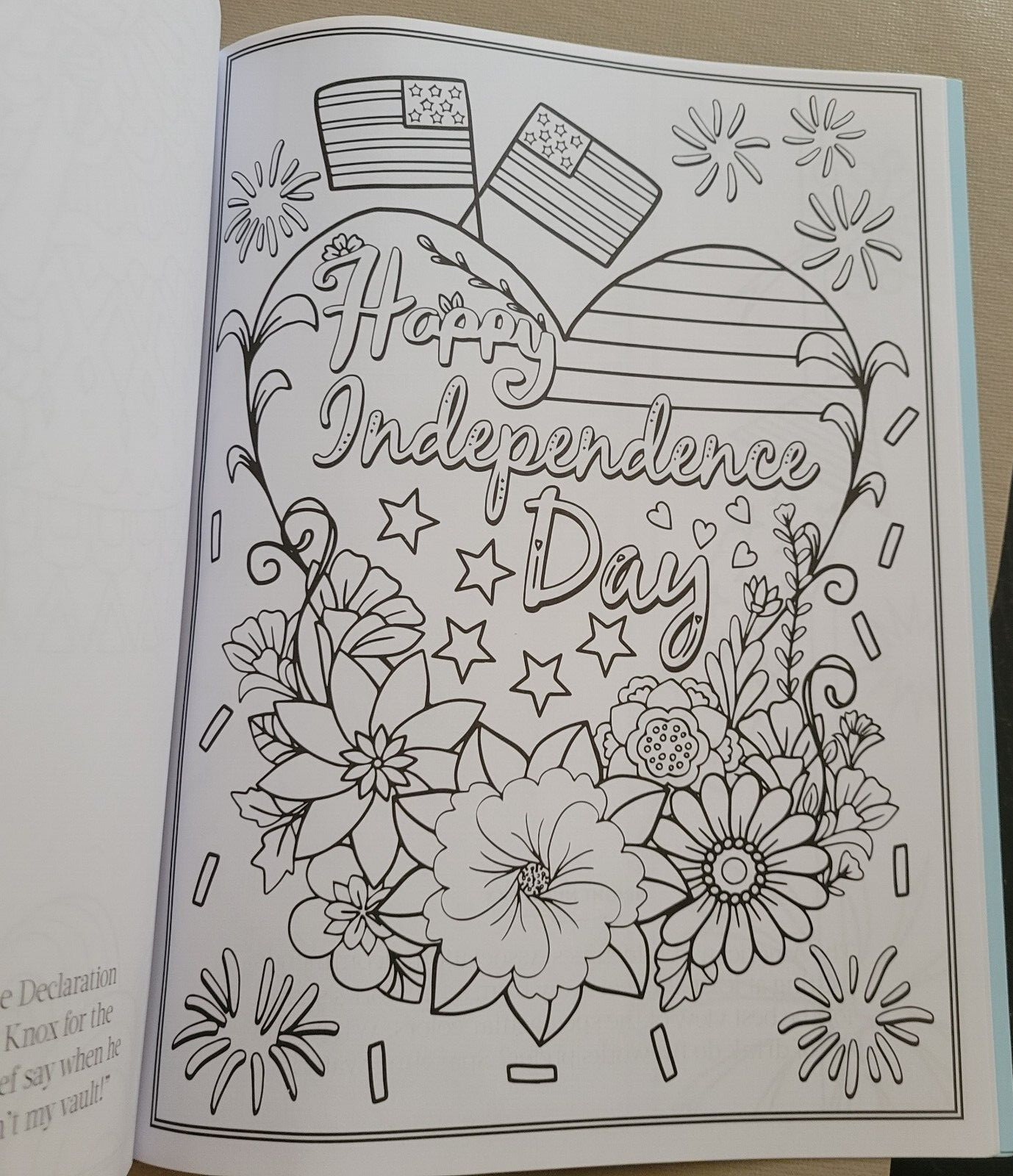 4th OF JULY ADULT COLORING BOOK – 2022 CENTENNIAL – 32 FESTIVE COLORING PAGES
