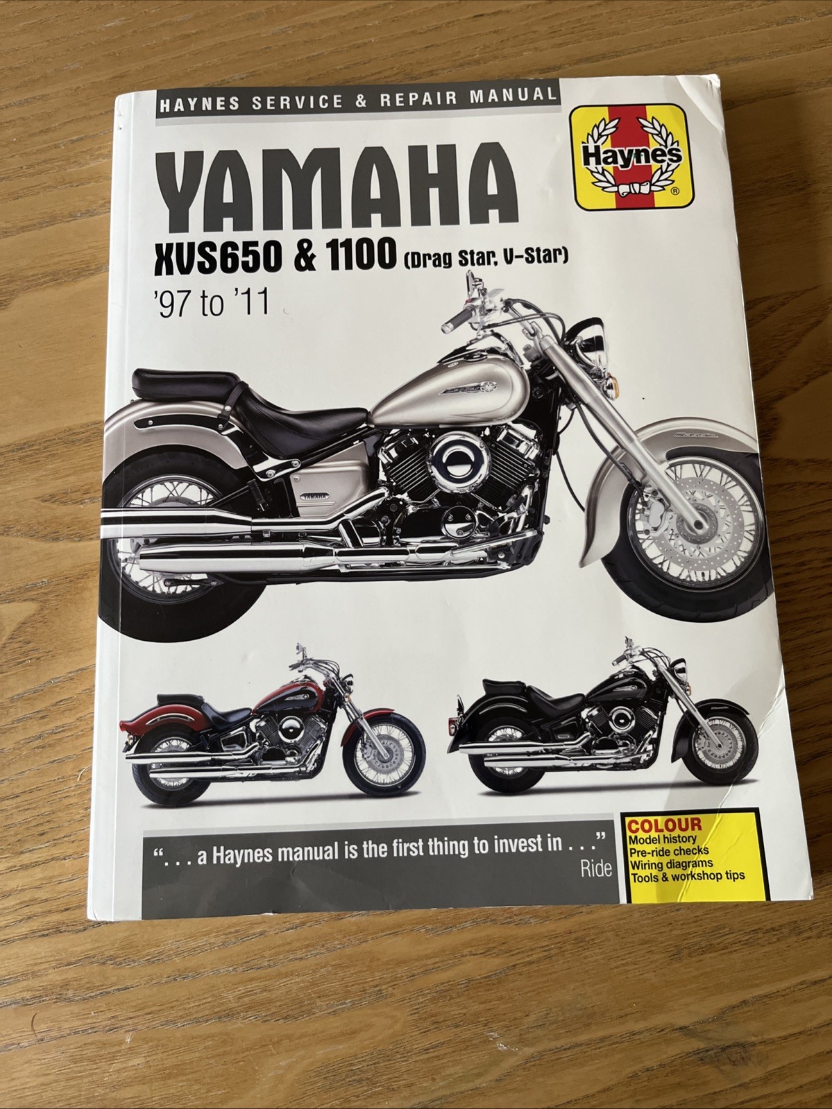 Yamaha XVS650 and 1100 (Drag Star, V-Star) ’97 To ’11 by Editors of Haynes…