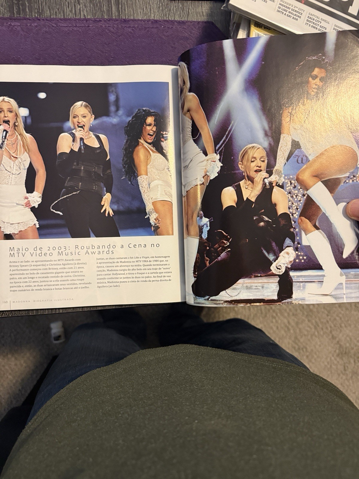 MADONNA BY MARIE CLAYTON OVER 200 PAGES OF PICS VERY GOOD CONDITION SUPER RARE!!