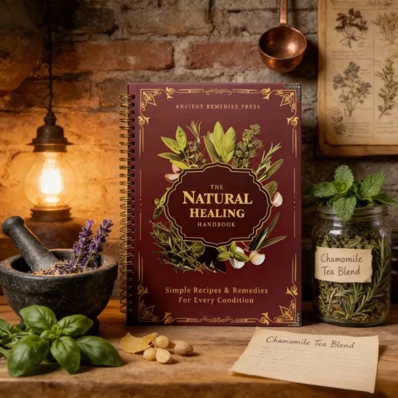 The Natural Healing Handbook – Ancient Herbal Remedies Spiral-Bound Guide
