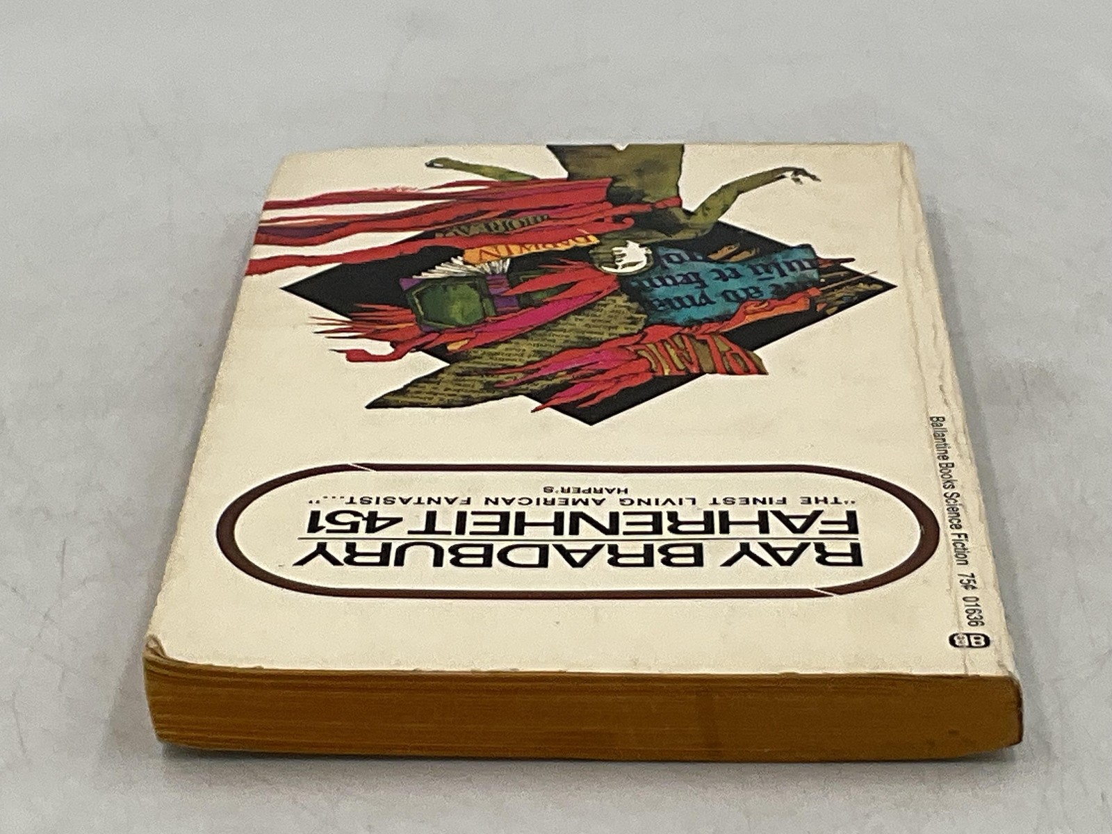Vintage Ray Bradbury Fahrenheit 451 Ballantine Books 1953 Paperback Book Sci-Fi