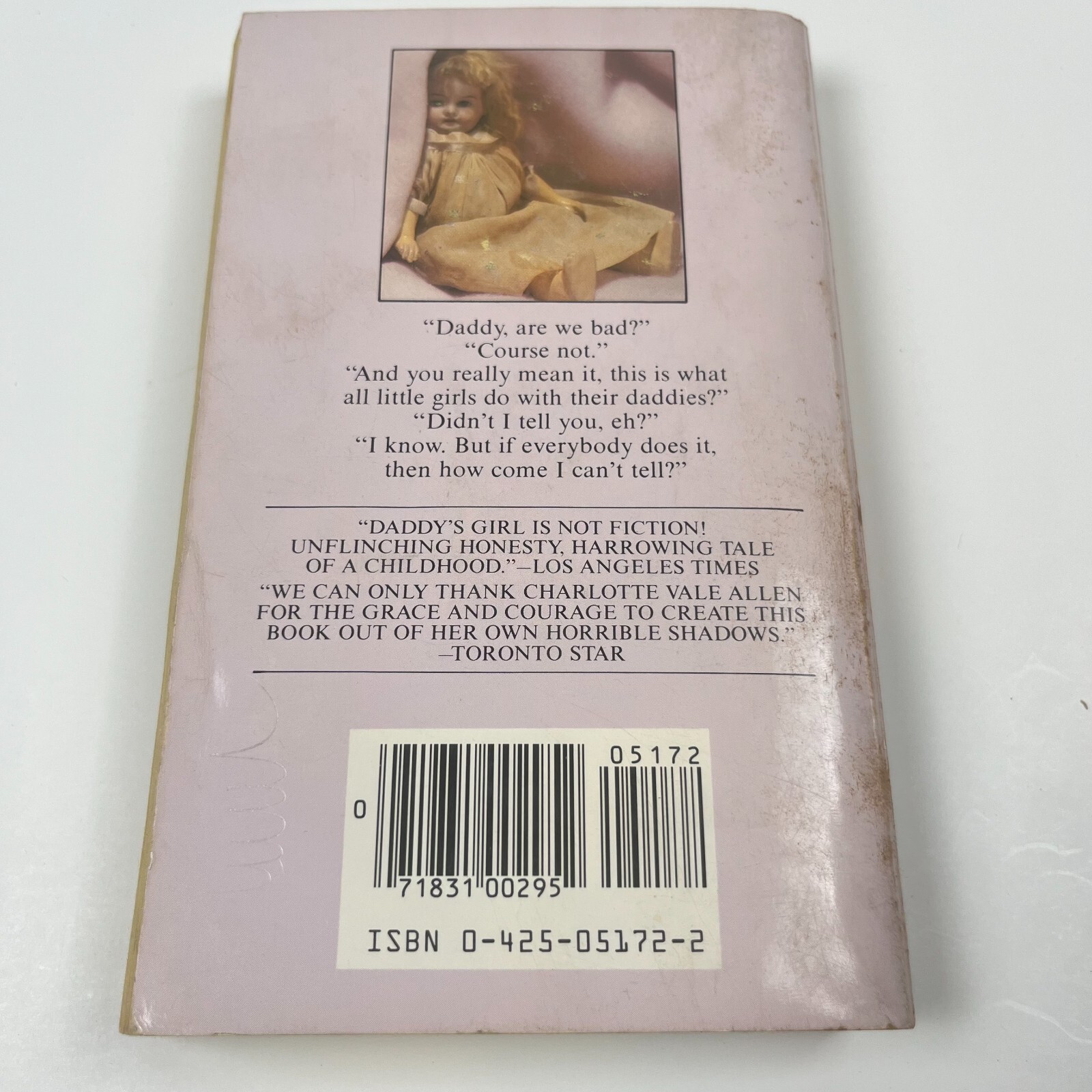 DADDY’S GIRL By Charlotte Vale Allen TRUE STORY Berkley Paperback PB 1982 ABUSE