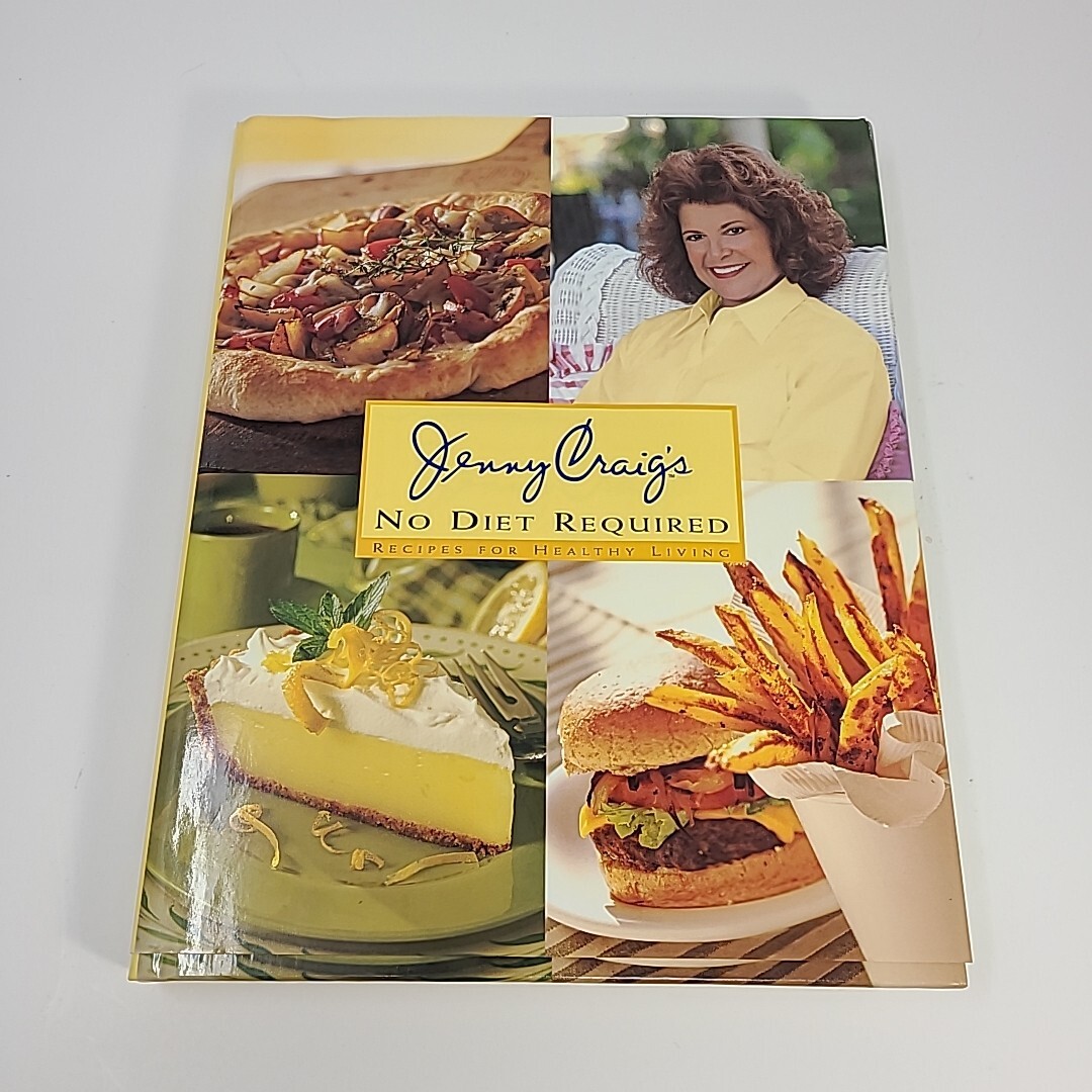 Vintage Lot Jenny Craig Cookbooks Recipes Hardcover Diabetes Simple Pleasures