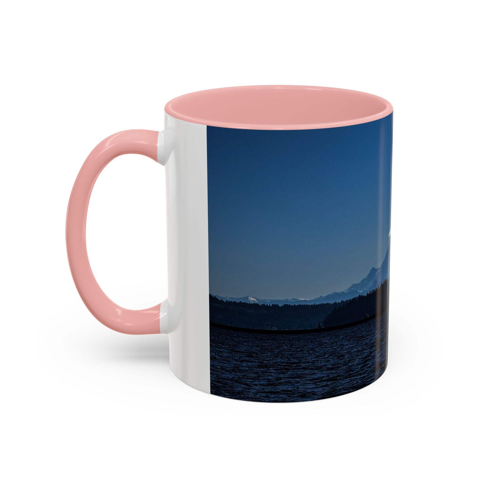Scenic Mountain Accent Coffee Mug – 11oz & 15oz – Perfect Gift for Nature Lovers