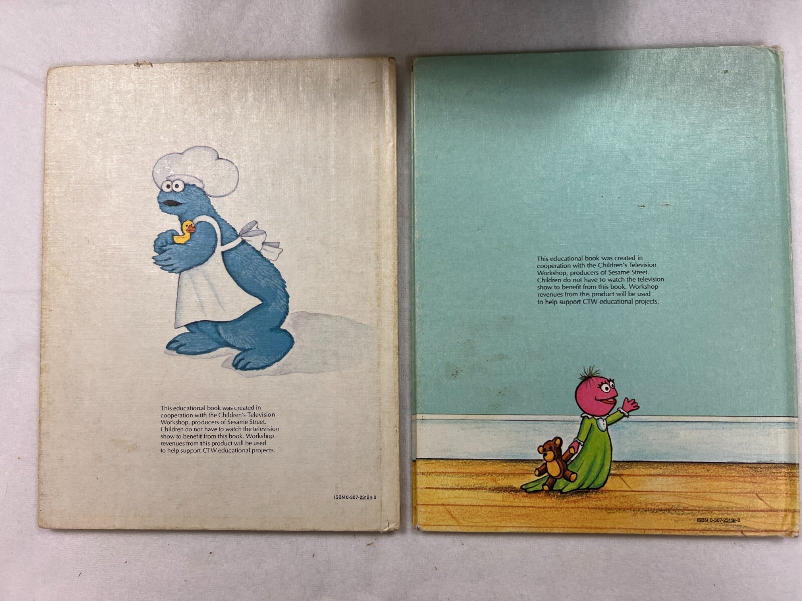 Sesame Street Book Club Books – dated 1980’s HB – lot of 14