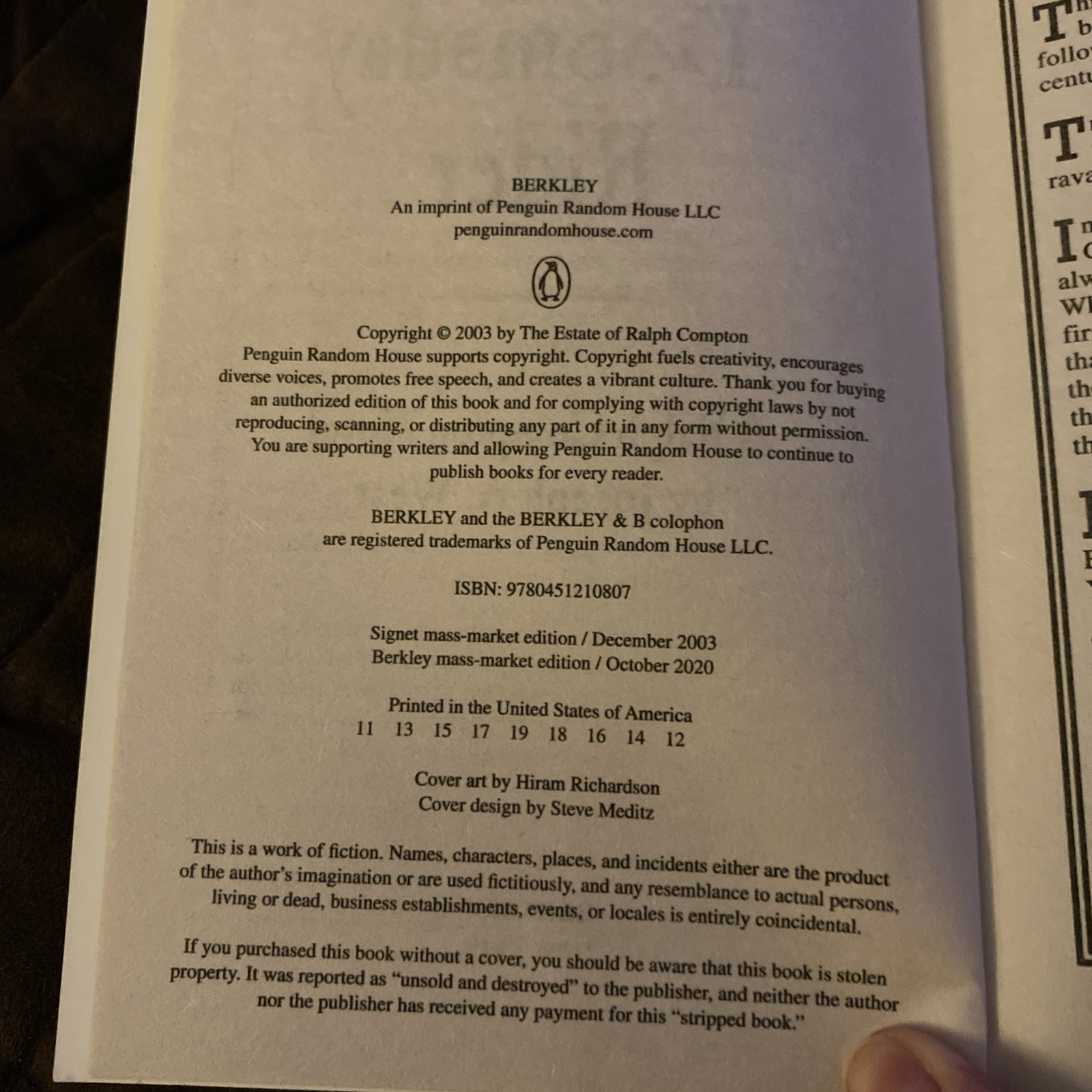 Doomsday Rider Novel Written By Ralph Compton 280 Pages