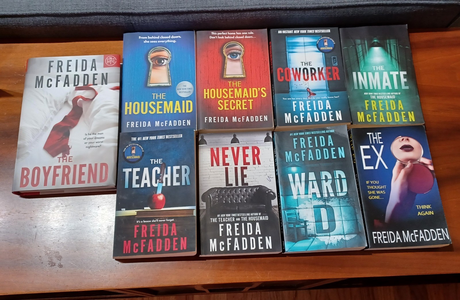 Lot 9 FREIDA MCFADDEN Thrillers Boyfriend Ward D The Ex The Inmate, Teacher +++