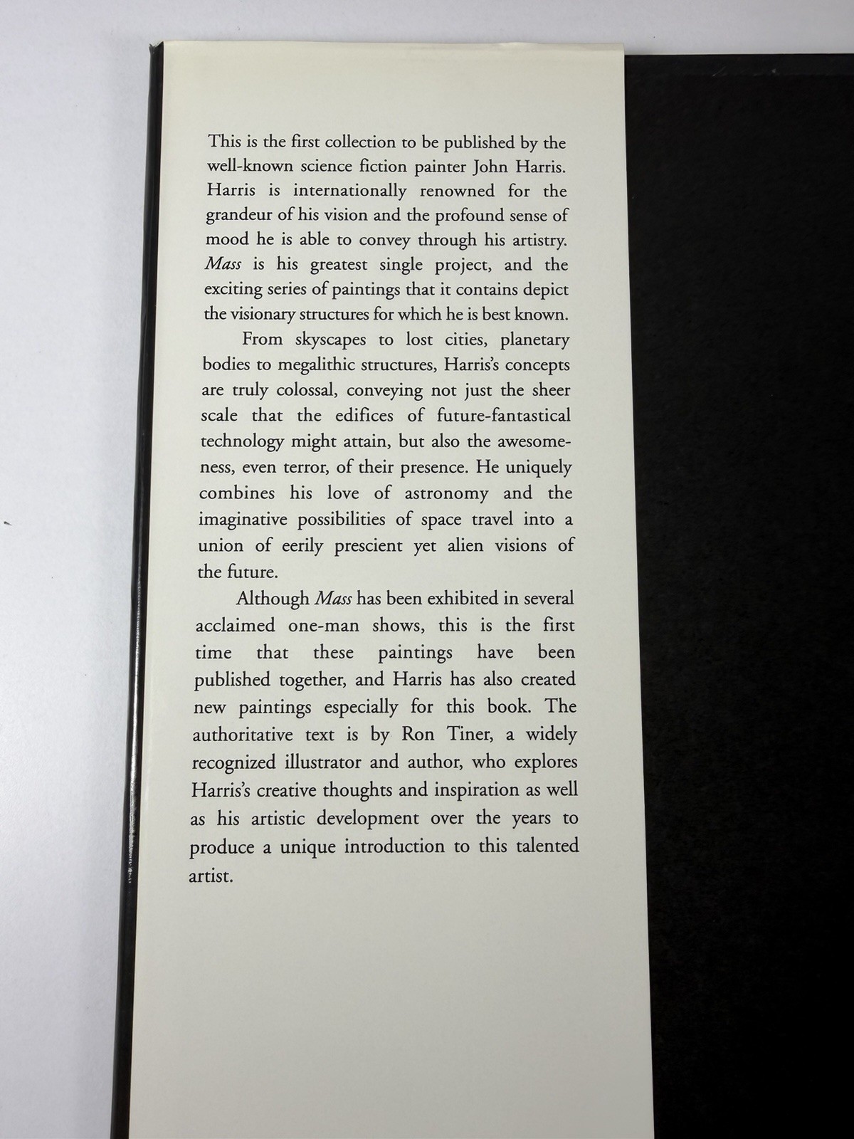 Mass The Art of John Harris 2000 Paper Tiger Hardcover Rare Sci-Fi Art Book