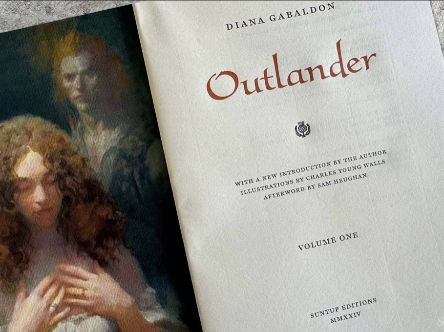 OUTLANDER Diana Gabaldon SIGNED NUMBERED 300 cc’s Charles Young Walls Suntup OP