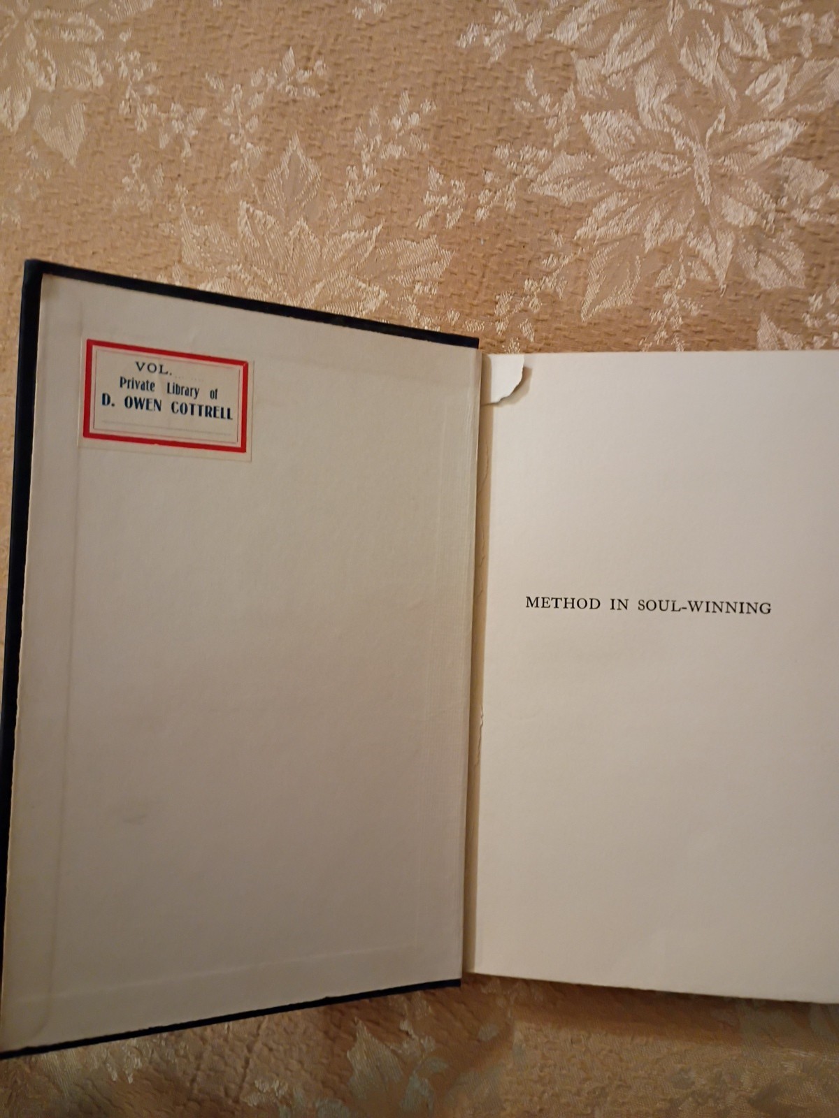 1906 Method in Soul-Winning Henry C Mabie Revell Religious Missions HC Book