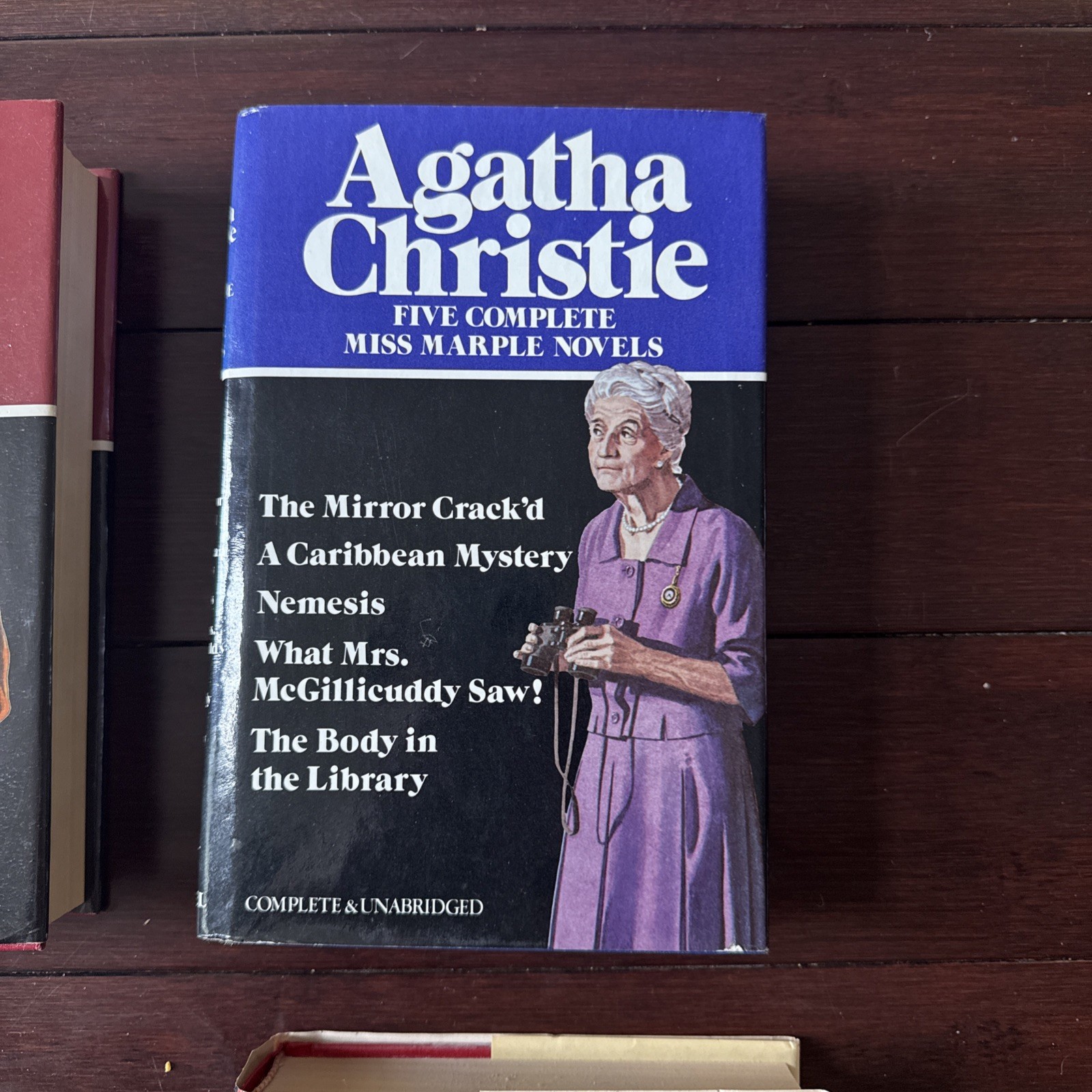 25 Agatha Christie Novels In 6 Volumes – 6 HCDJ Books – Marple,Detectives + More