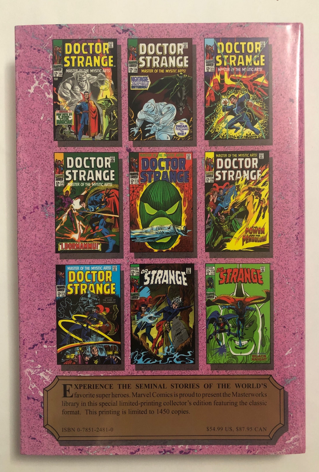 Marvel Masterworks Volume 75 Doctor Strange Variant Vol. 3 #169-179 1st Print
