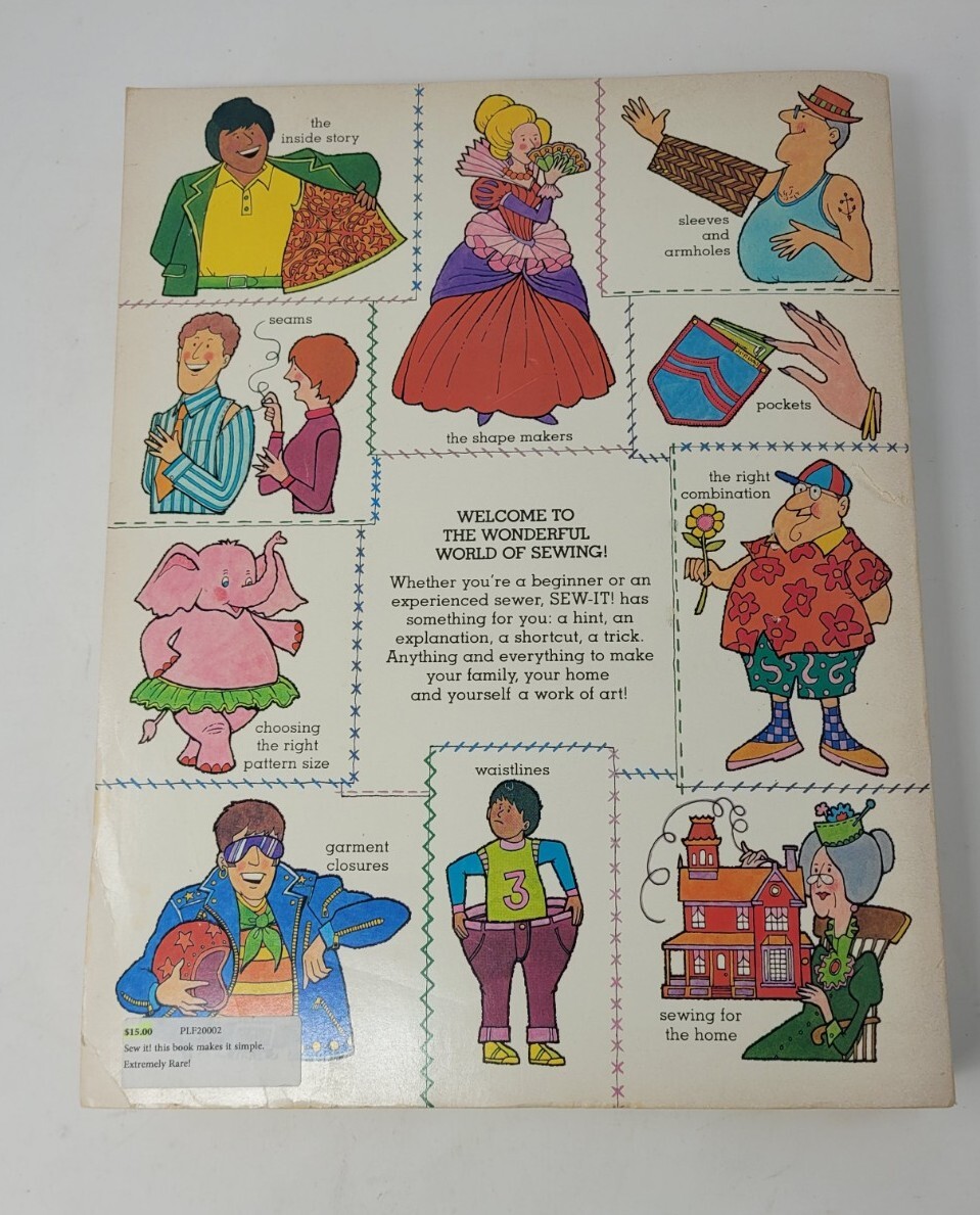 Sew It: This Book Makes It Simple 1980 Paperback Illustrated 512 pages Rare HTF