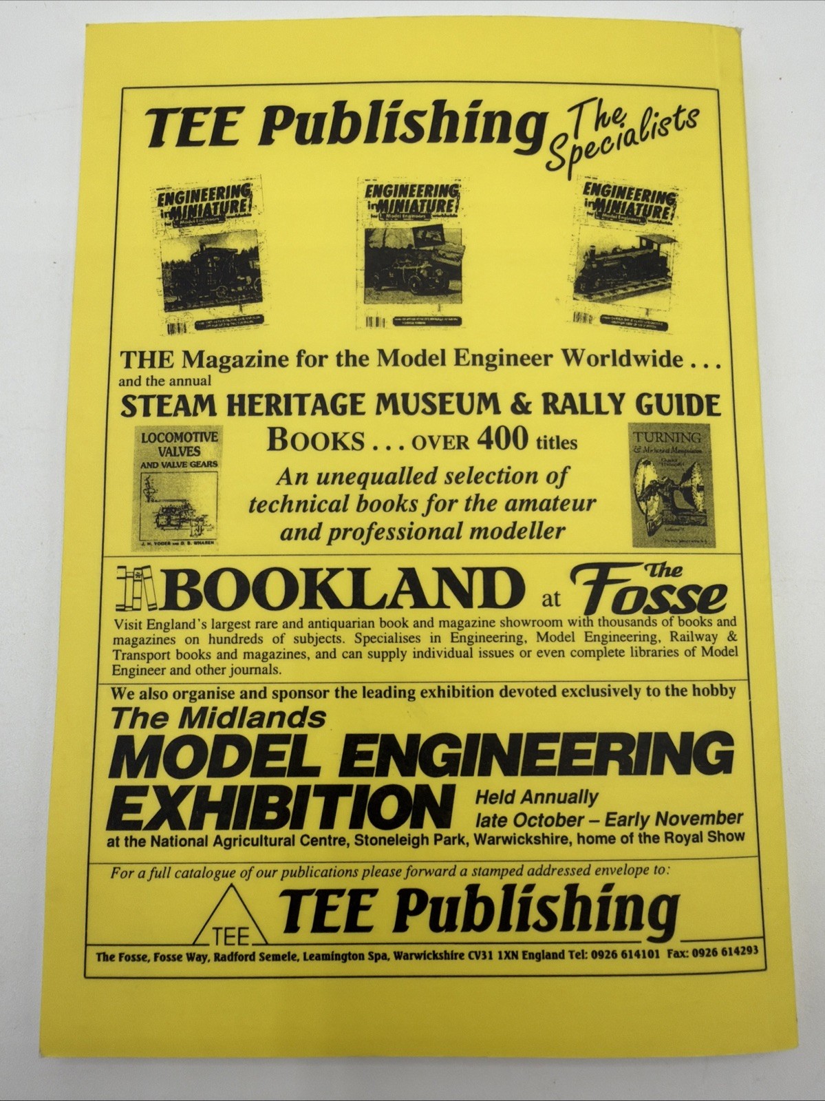 Locomotive Injectors The Inspector Paperback 76 Pages 1994 J W Harding PB