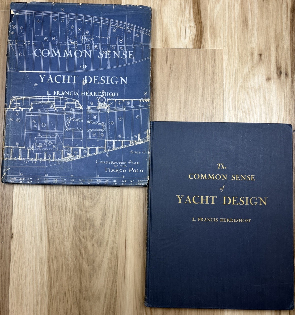 The Common Sense of Yacht Design 2 Volumes L. Francis Herreshoff HC Volume 1 & 2
