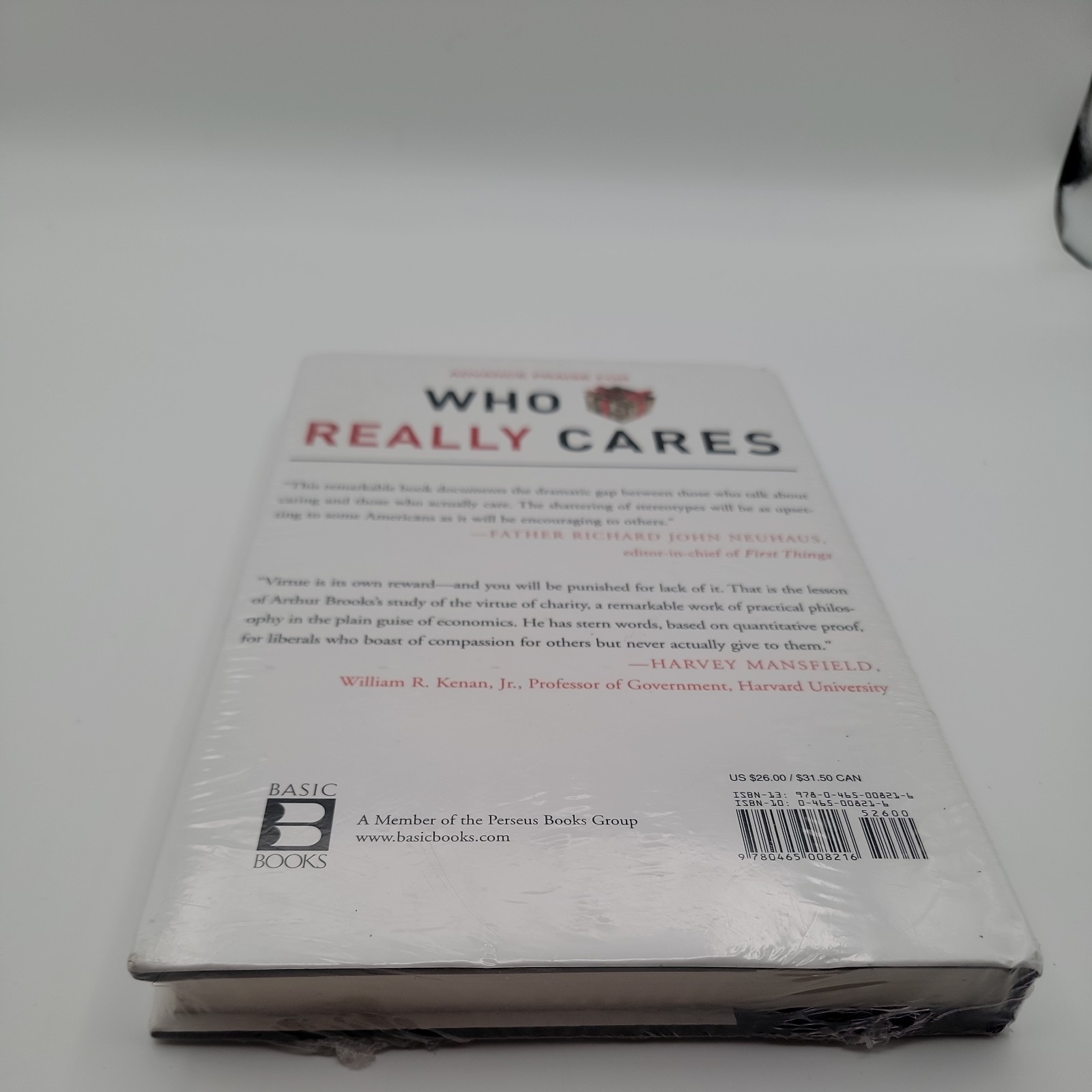 Arthur C. Brooks Who Really Cares Hardcover First Edition Sealed New