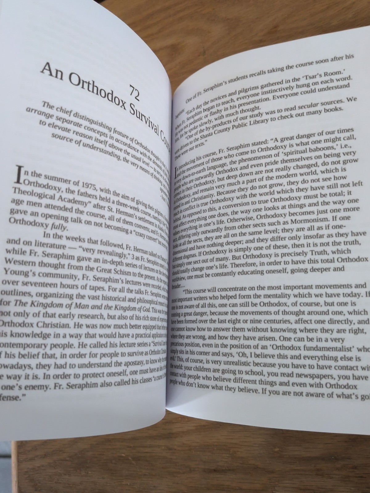 Not of This World: The Life and Teaching of Fr. Seraphim Rose Reprint – Blurry