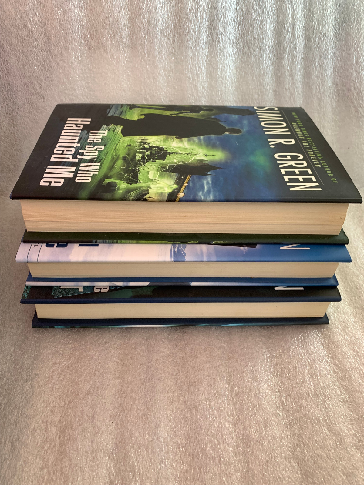 5lbs of 3 SIMON R. GREEN HARDCOVER BOOKS LOT THE SPY WHO HAUNTED ME DAEMONS