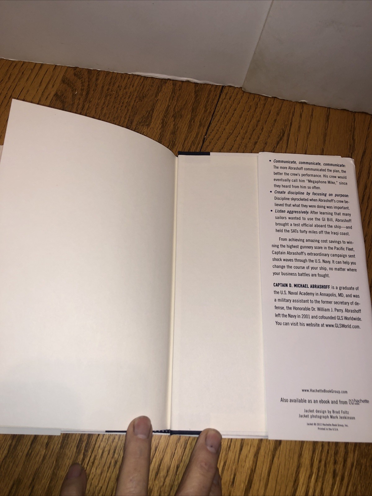 It’s Your Ship SIGNED 2012 Anniversary Edtn HC by Captain D. Michael Abrashoff