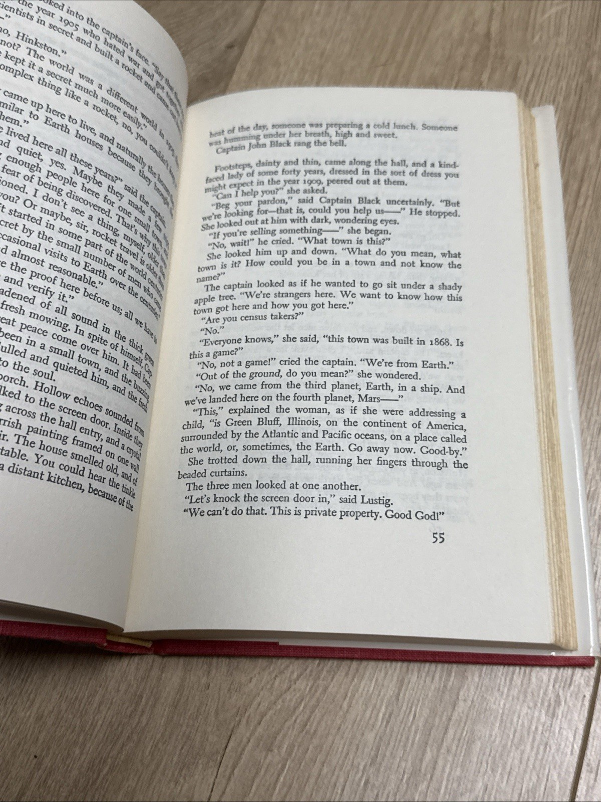 The Martian Chronicles By Ray Bradbury Hardcover Sci-fi Novel 1958