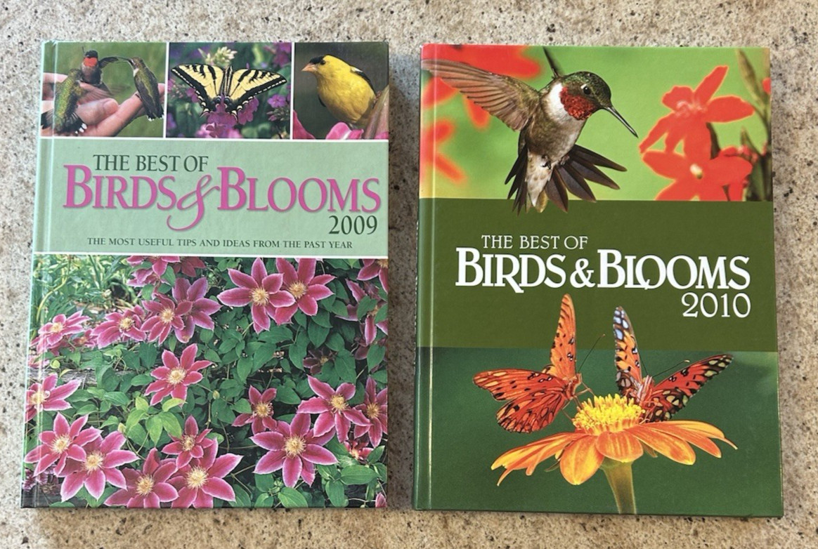 Birds & Blooms Hardcover Books (14 In All) The Best Of Annual Books