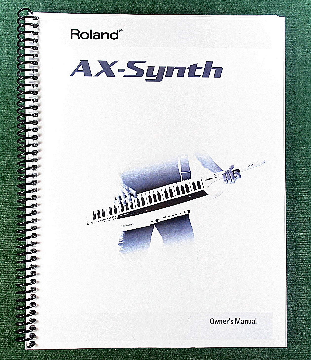 Roland AX-Synth Owner’s Instruction Manual: 44 Pages & Protective Covers!