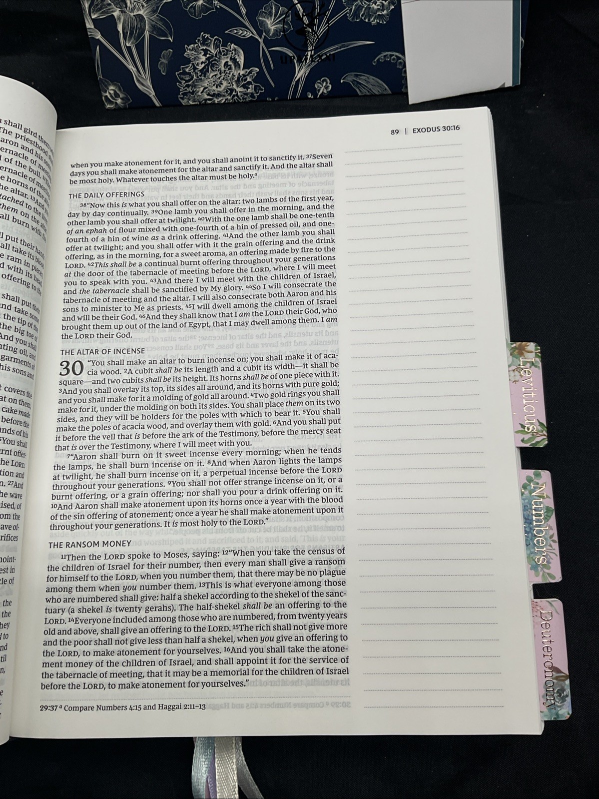 NKJV Journal the Word Bible Cloth over Board Gray USED SEE Description 2018