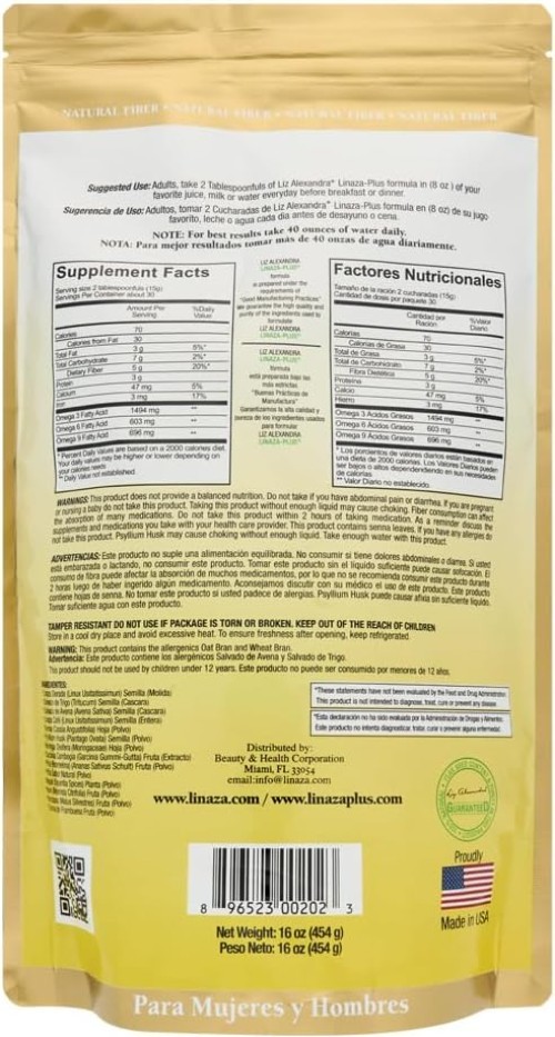 Liz A. Linaza Plus 16oz – Delightful Pineapple & Moringa for Health Support