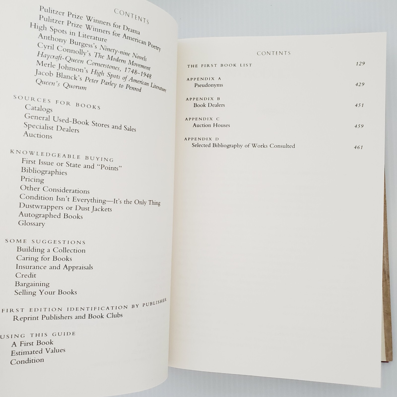Book Collecting A Comprehensive Guide Hardcover Book By Allen & Patricia Ahearn