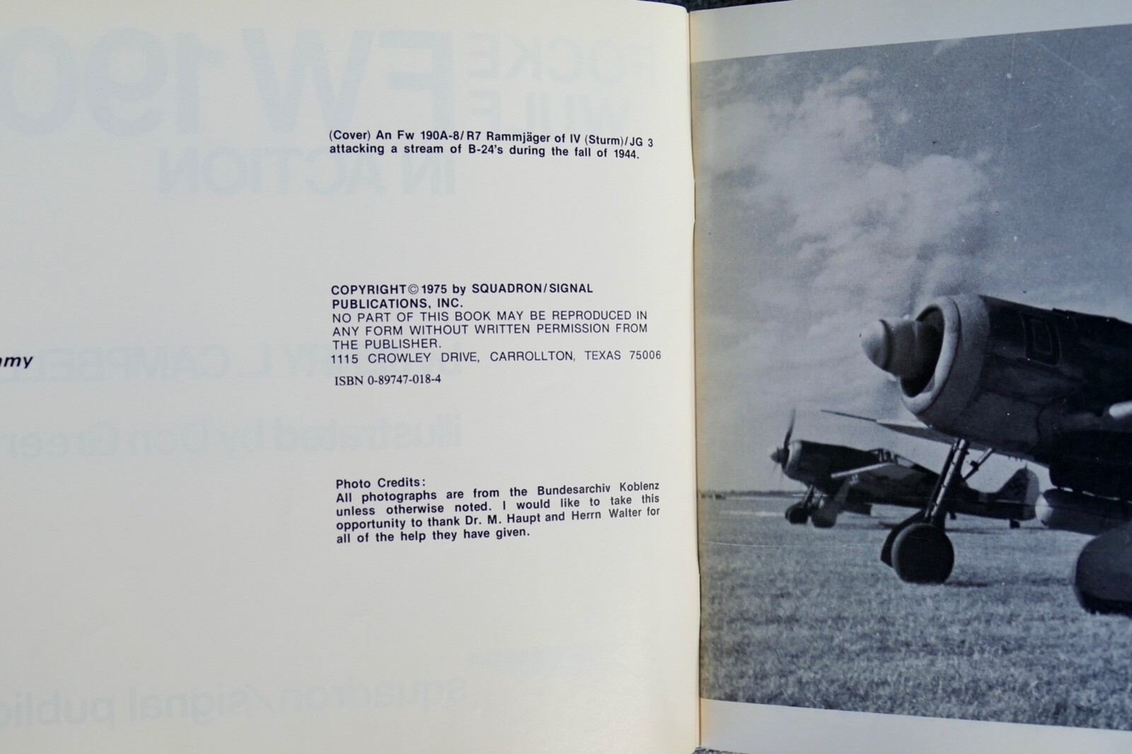 Lot 14 Squadron/Signal Publications Aircraft in Action book set ww2 wwii planes