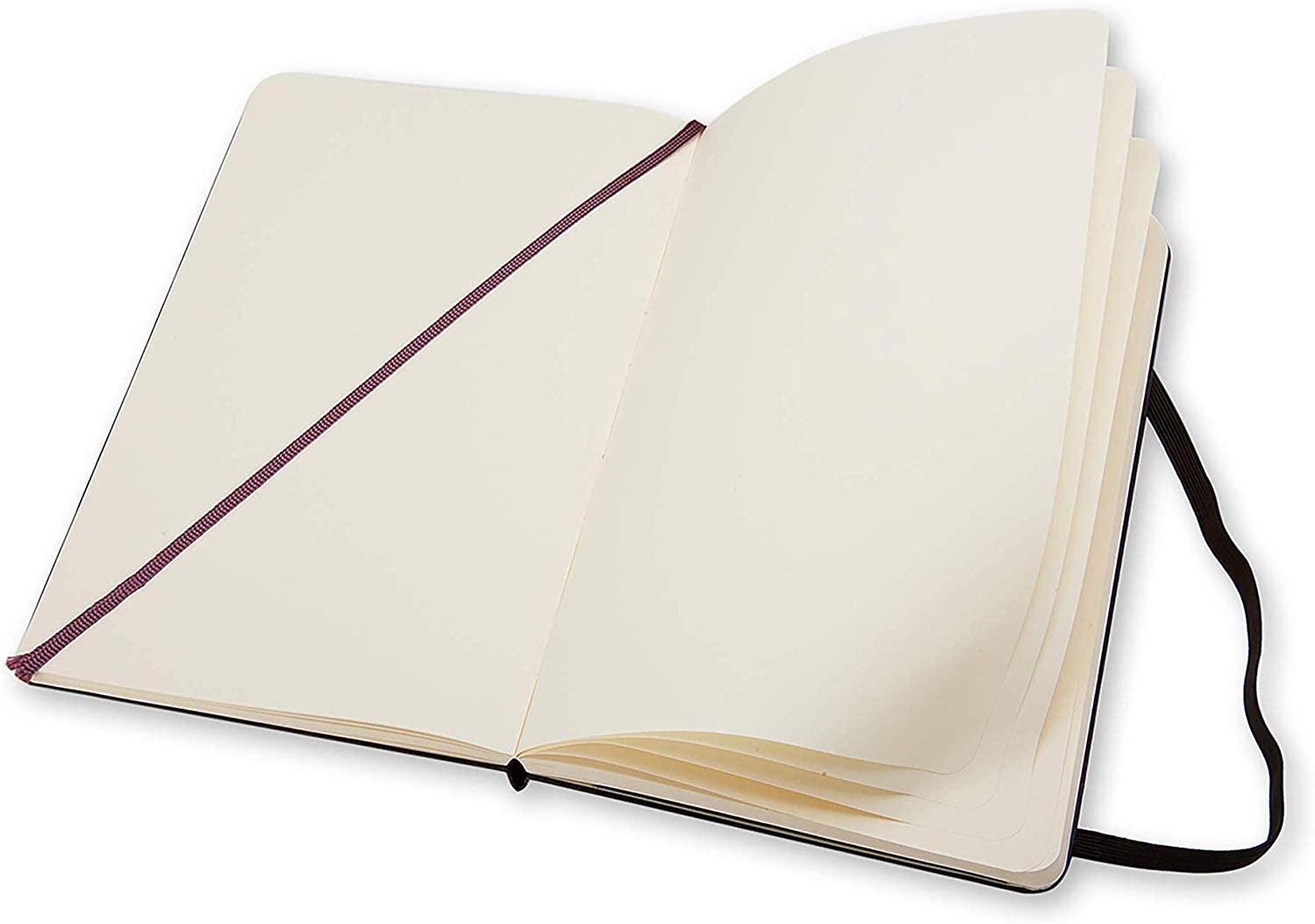 Moleskine Classic Notebook Hard Cover Large 5 x 8.25 Plain/Blank Black 240 Pages