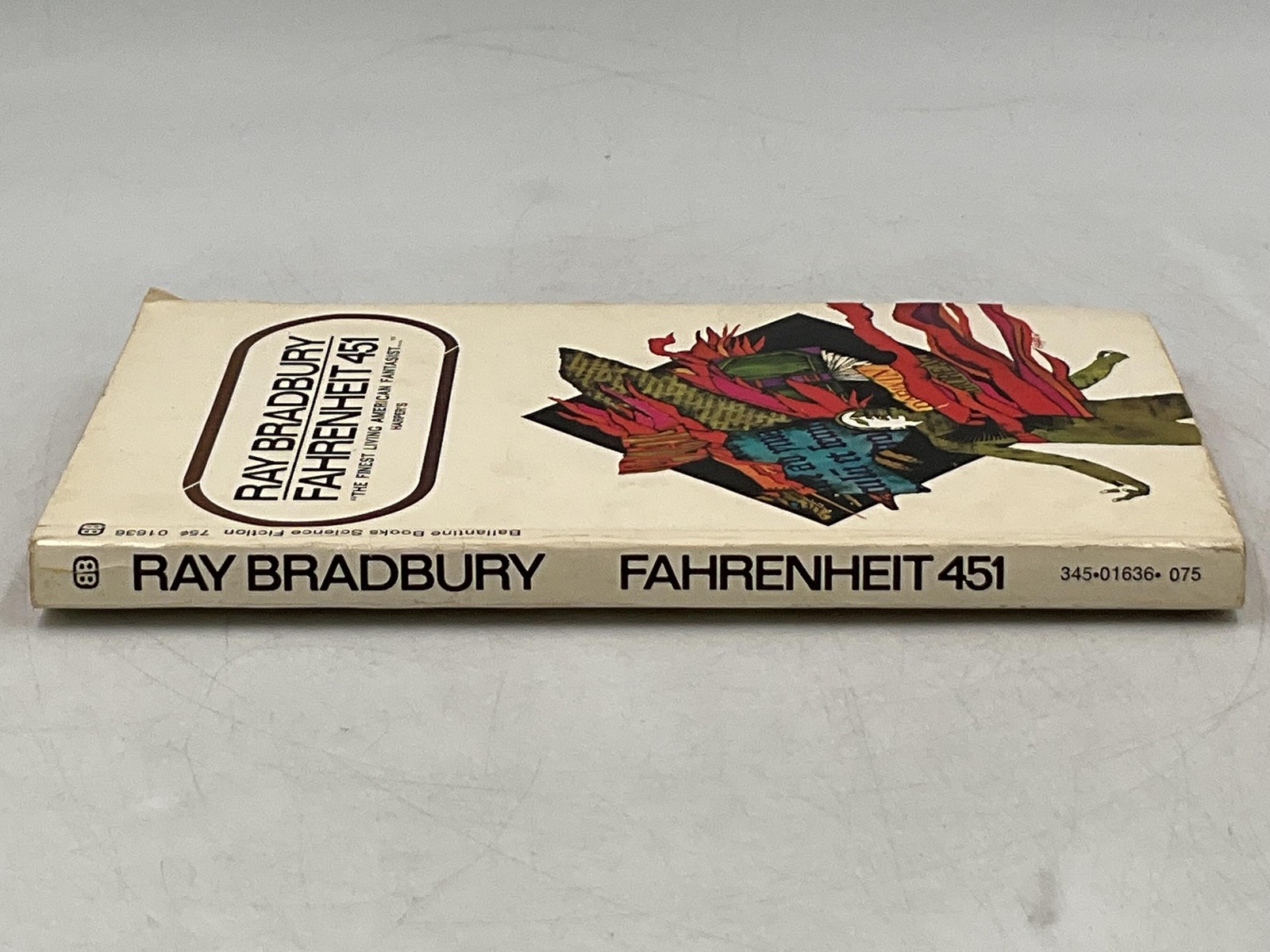 Vintage Ray Bradbury Fahrenheit 451 Ballantine Books 1953 Paperback Book Sci-Fi