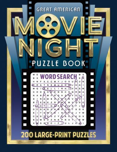 Great American Movie Night Puzzle Book, Great American Puzzle Books, Paperback