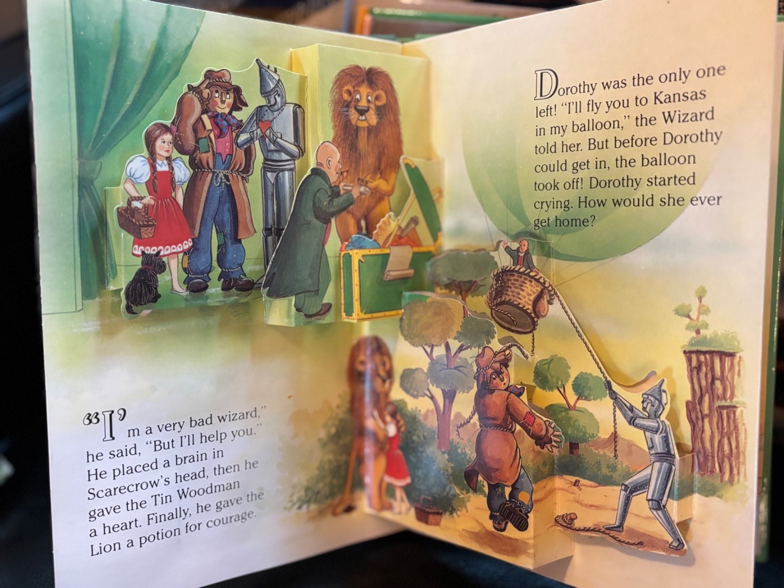 The Wizard of Oz Pop-up Books Set of 4 Treasury Collection Vintage