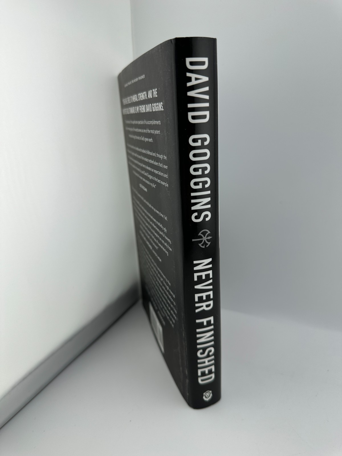 Never Finished David Goggins Hardcover 1st Edition Motivation Self Help Book