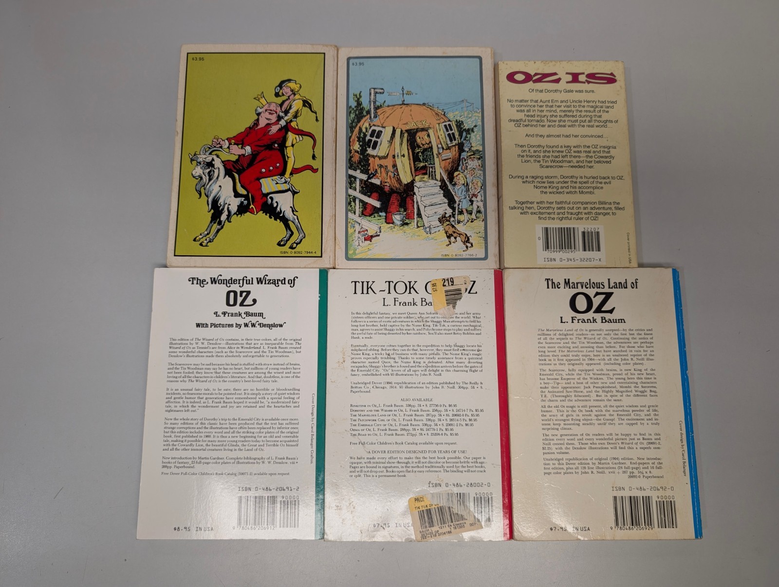 Oz Paperback Book Lot of 16 by L. Frank Baum