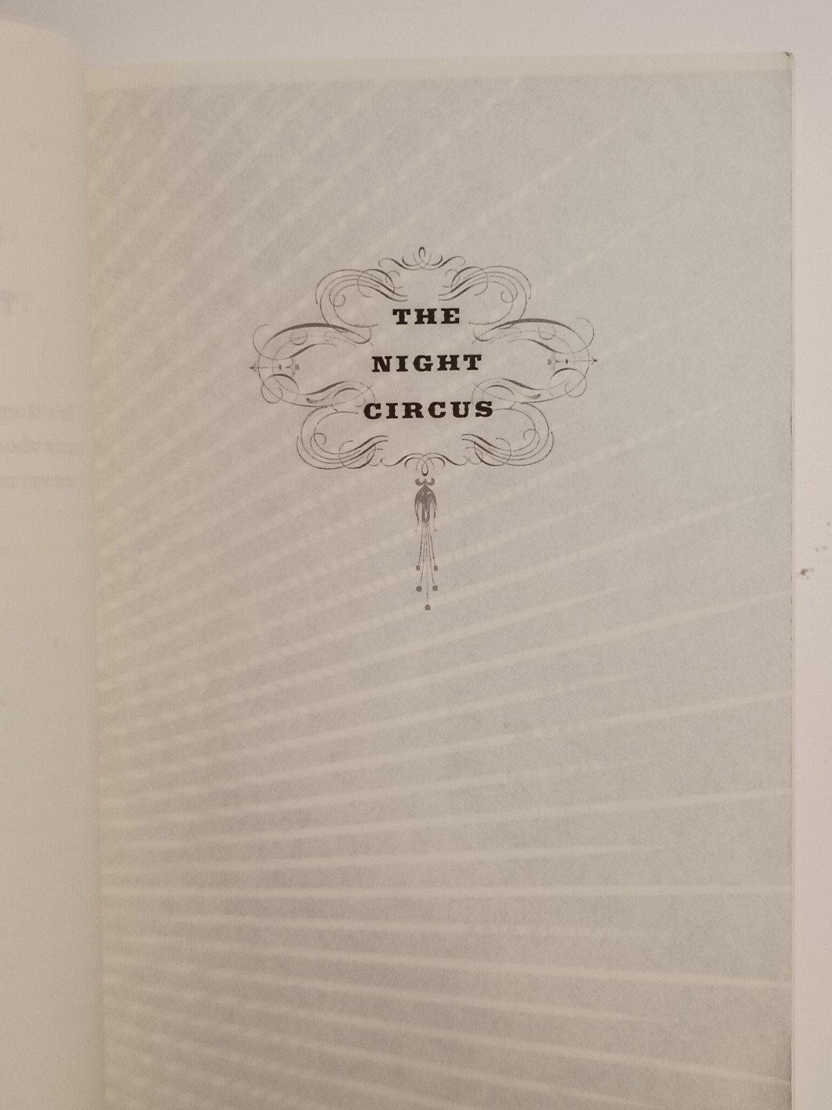 Night Circus : A Novel by Erin Morgenstern – 2012 Anchor Books PB