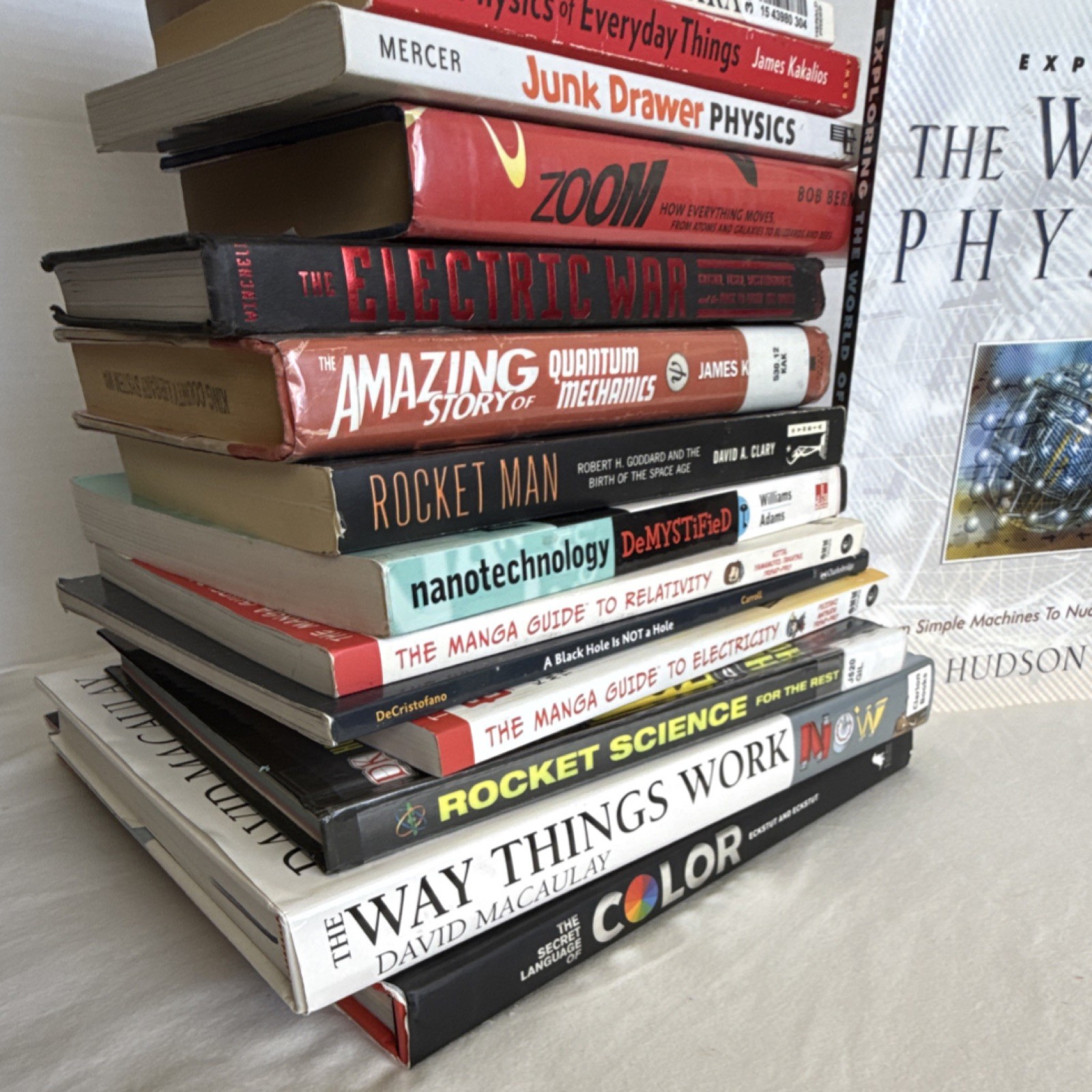 Set of 20 Books For Guest Hollow High School Conceptual Physics Course