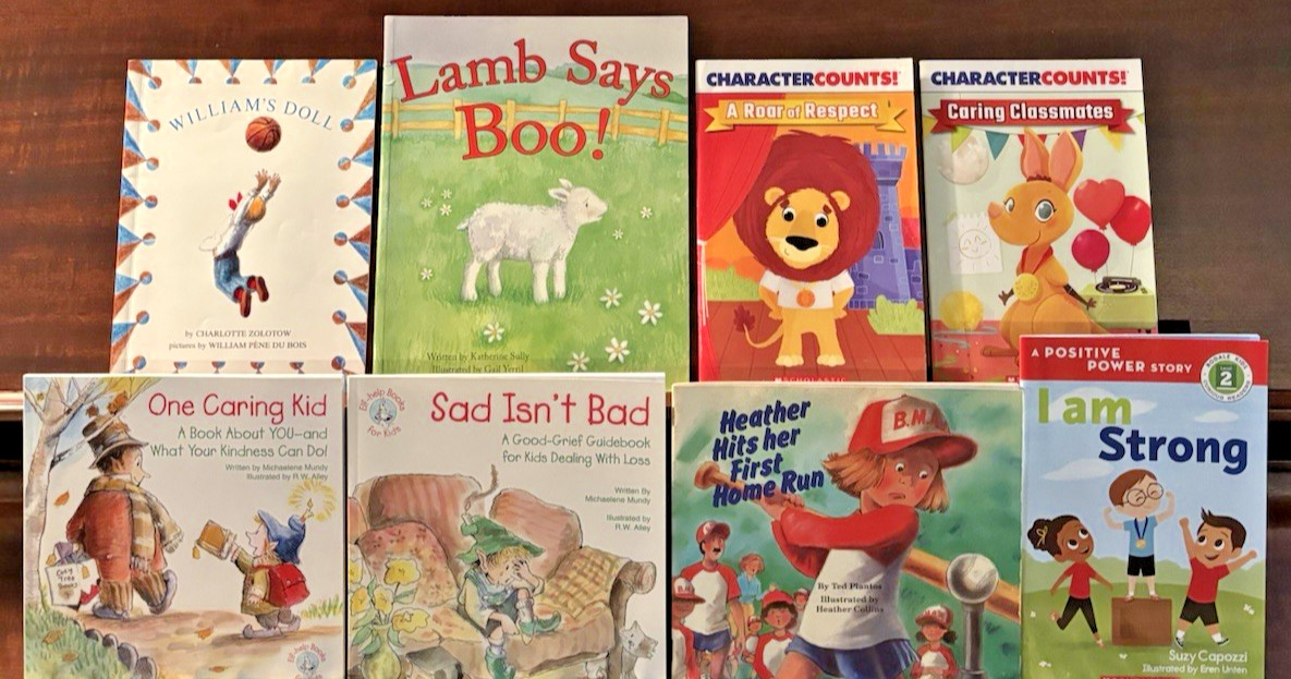 Kids Lot 8 Picture Books PreK-3rd Social Situations Character Counts Daycare