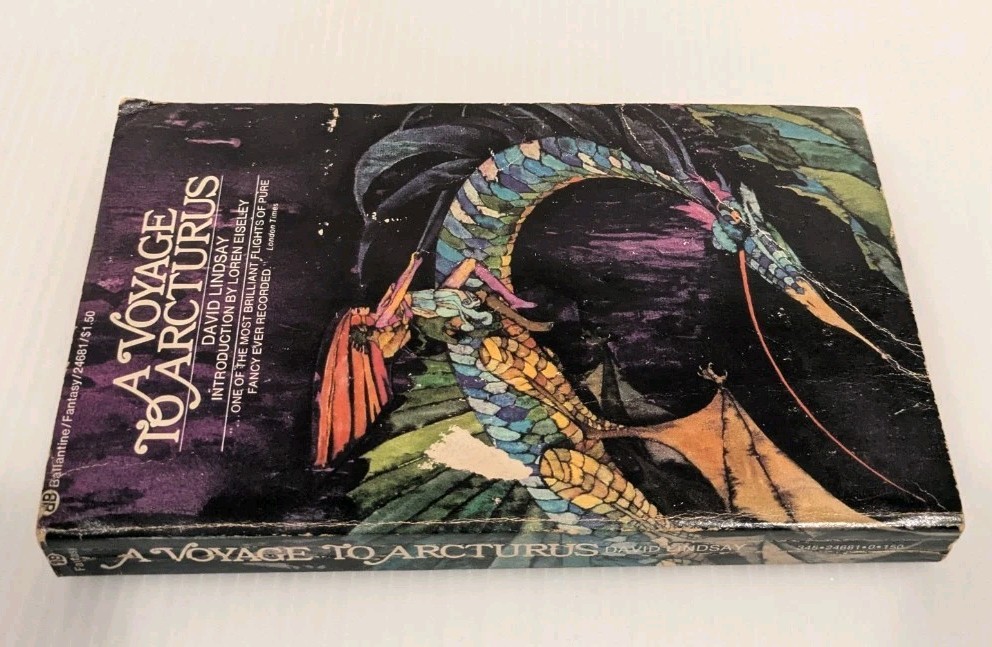 A Voyage To Arcturus David Lindsay 1974 Ballantine Books Fourth Print Paperback