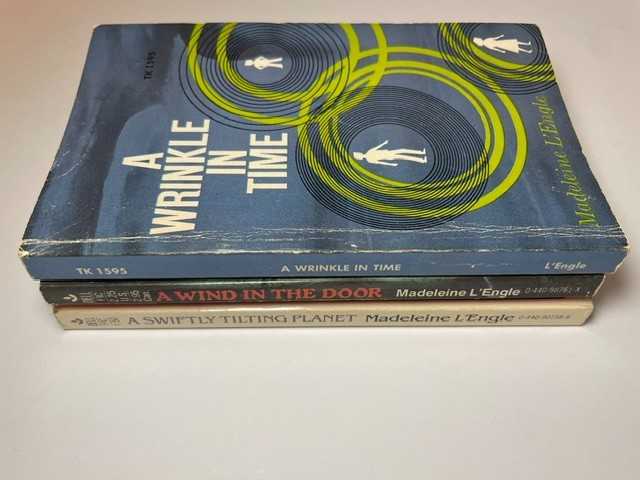 Vintage Madeleine L’Engle Time Trilogy Set 3 Dell / Laurel ~ Wrinkle in Time