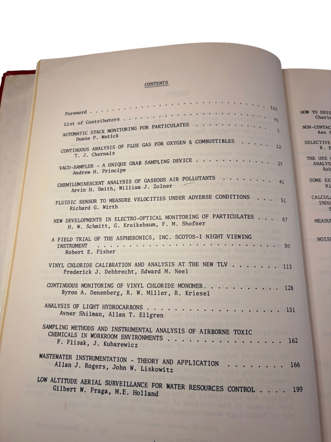 Industrial Pollution Control Measurement Instrumentation Cheremisinoff 1976