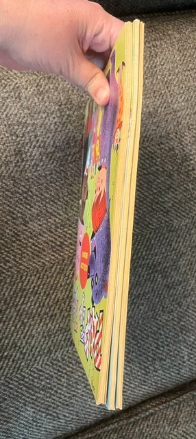 3 Vintage Playmore Coloring Books Lot NOS unused Wizard of Oz, Pied Piper more