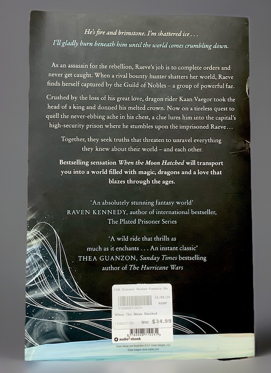 When the Moon Hatched Book Romance Dragons Magic Fantasy 2024 Sarah A. Parker