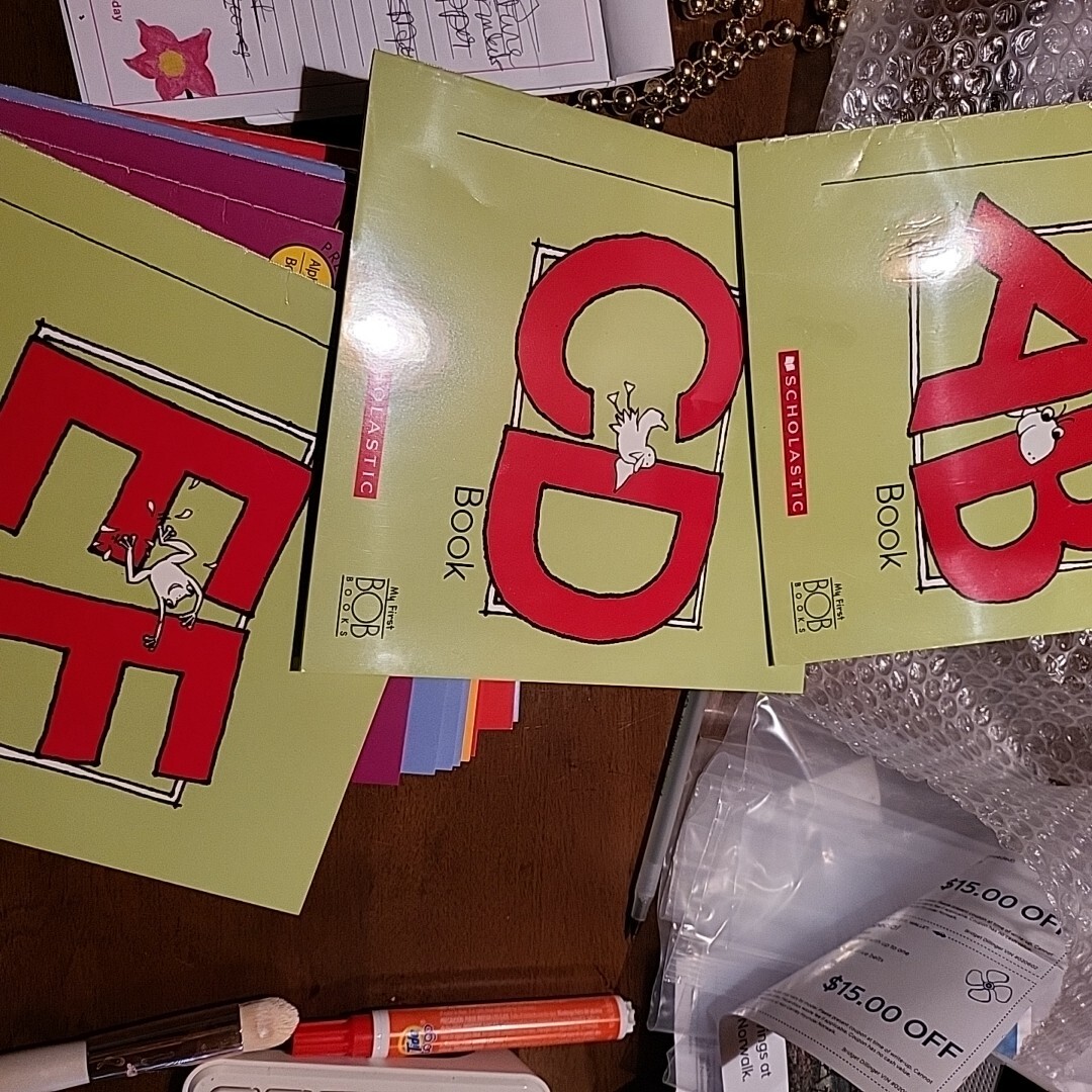 Bob Bks.: My First Bob Books – Alphabet Box Set Phonics, Letter Sounds, Ages…