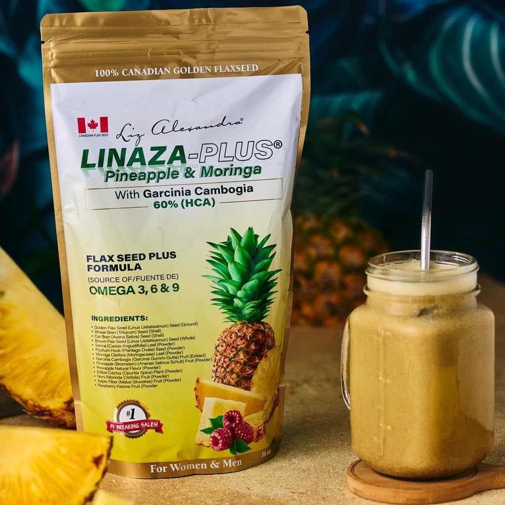 Liz A. Linaza Plus 16oz – Delightful Pineapple & Moringa for Health Support